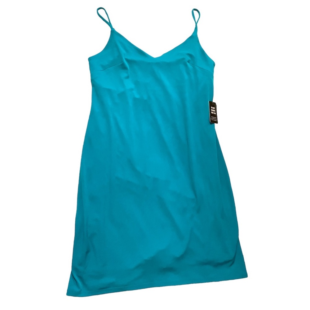 EXPRESS Blue Green Teal Sleeveless Mini Dress, Size Medium! NWT!!
